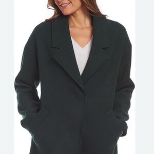 99.) Nine West Deep Green Pea Coat